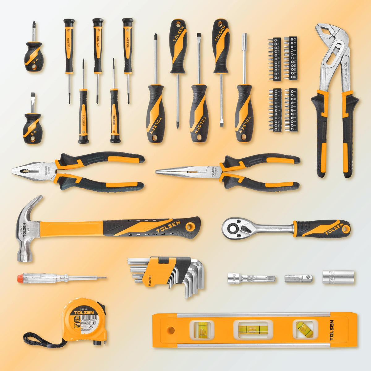 Household Tool Set with Toolbox W2657