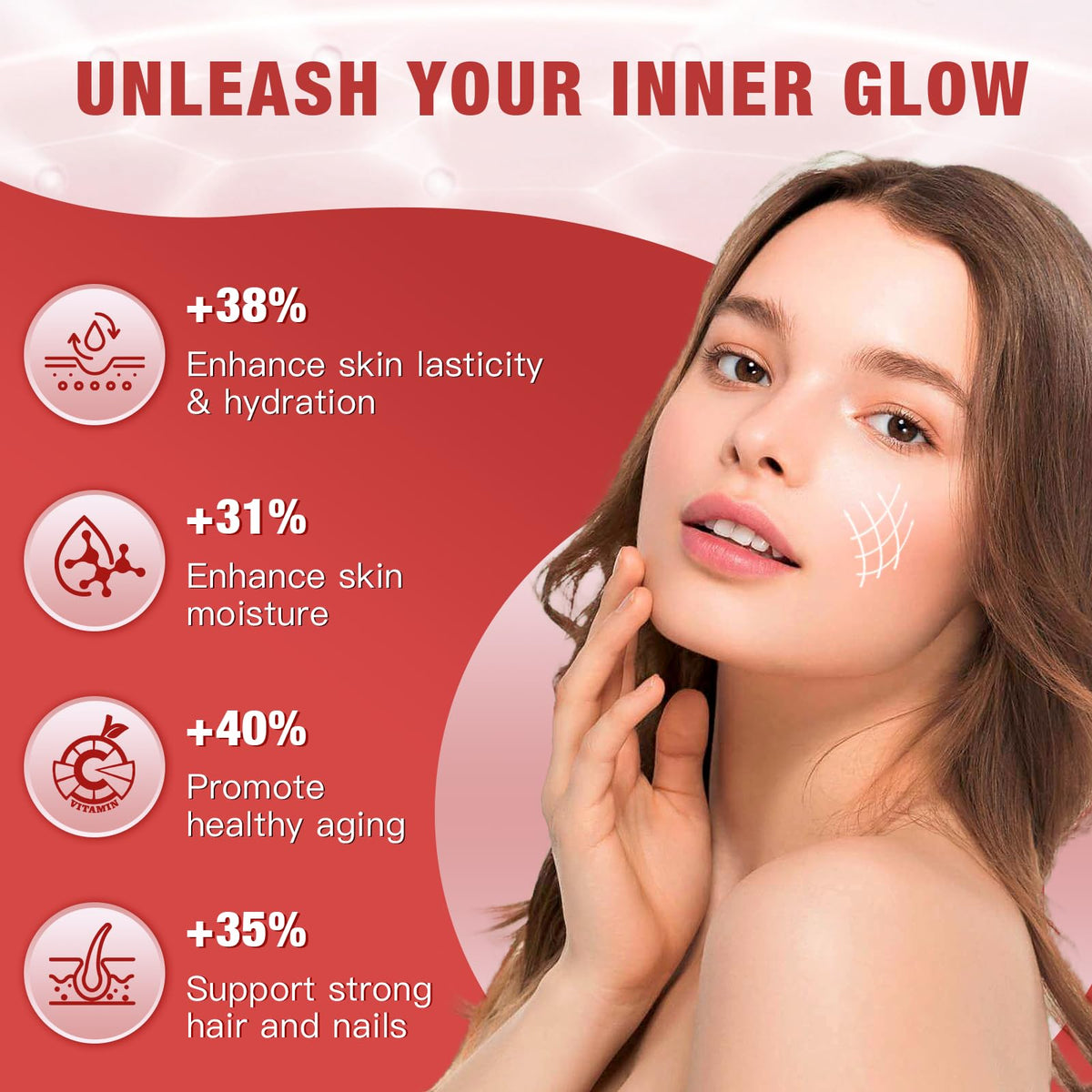 Multi Collagen Peptide Powder with Probiotics S70699