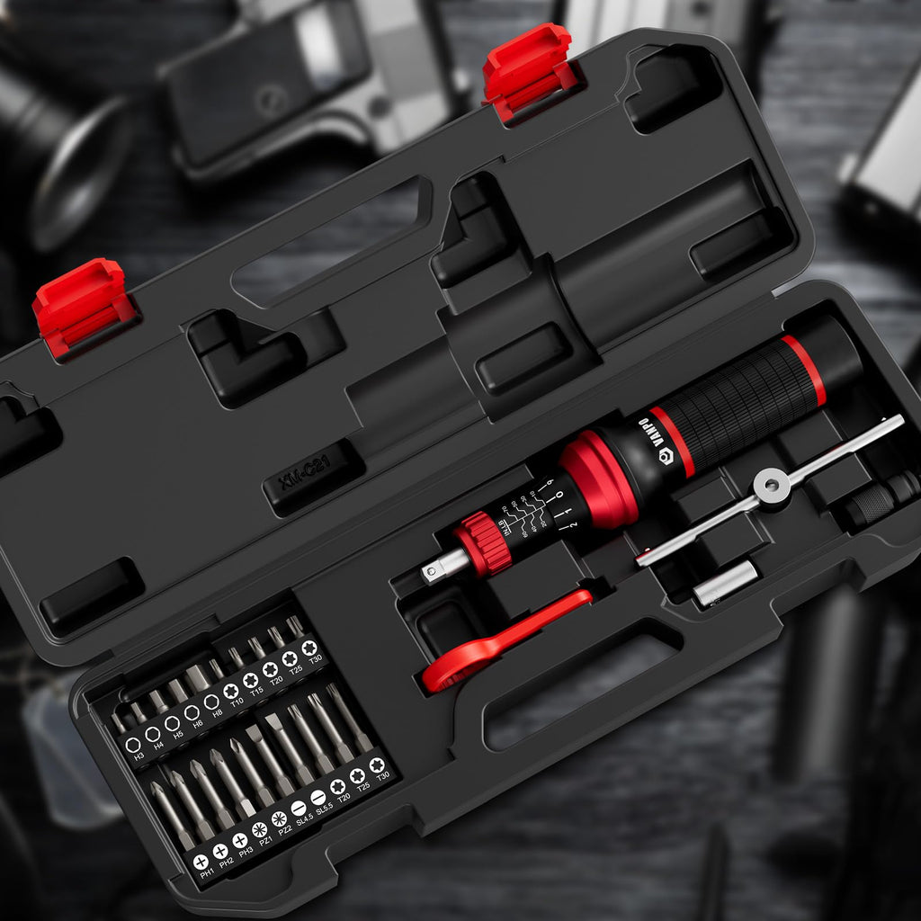 24 Pcs 10-70 Inch Pound Torque Screwdriver Set Z191612