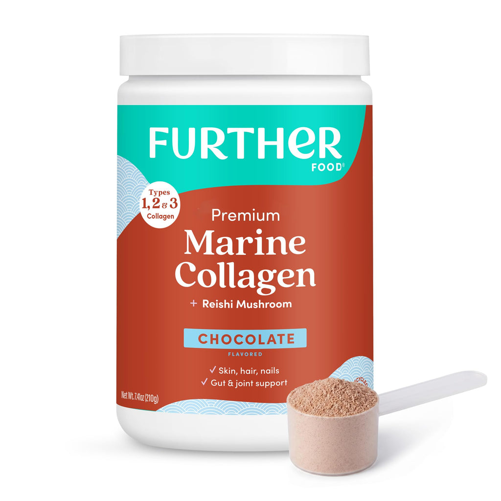 Chocolate Marine Collagen Peptides Powder, 7.41 Oz Z69698