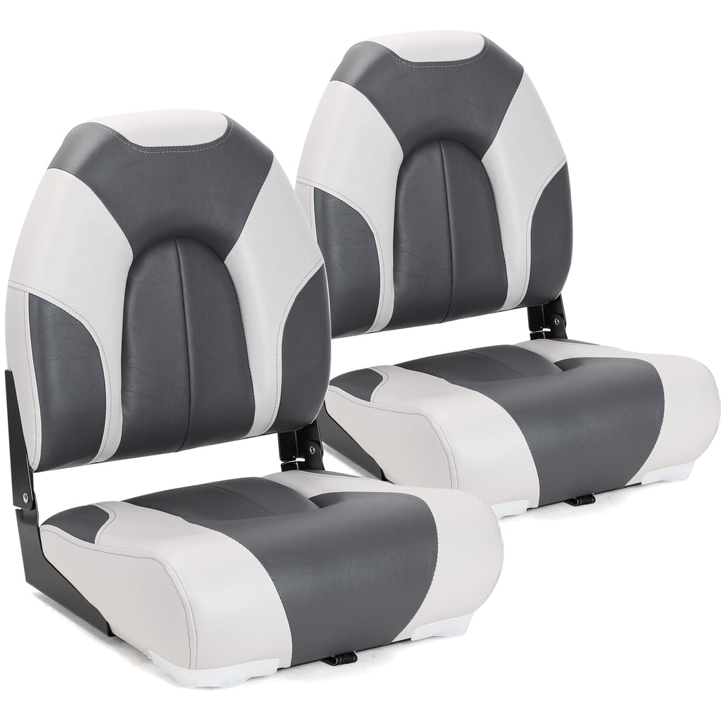 High Back Folding Boat Seats 2 Pack Y150