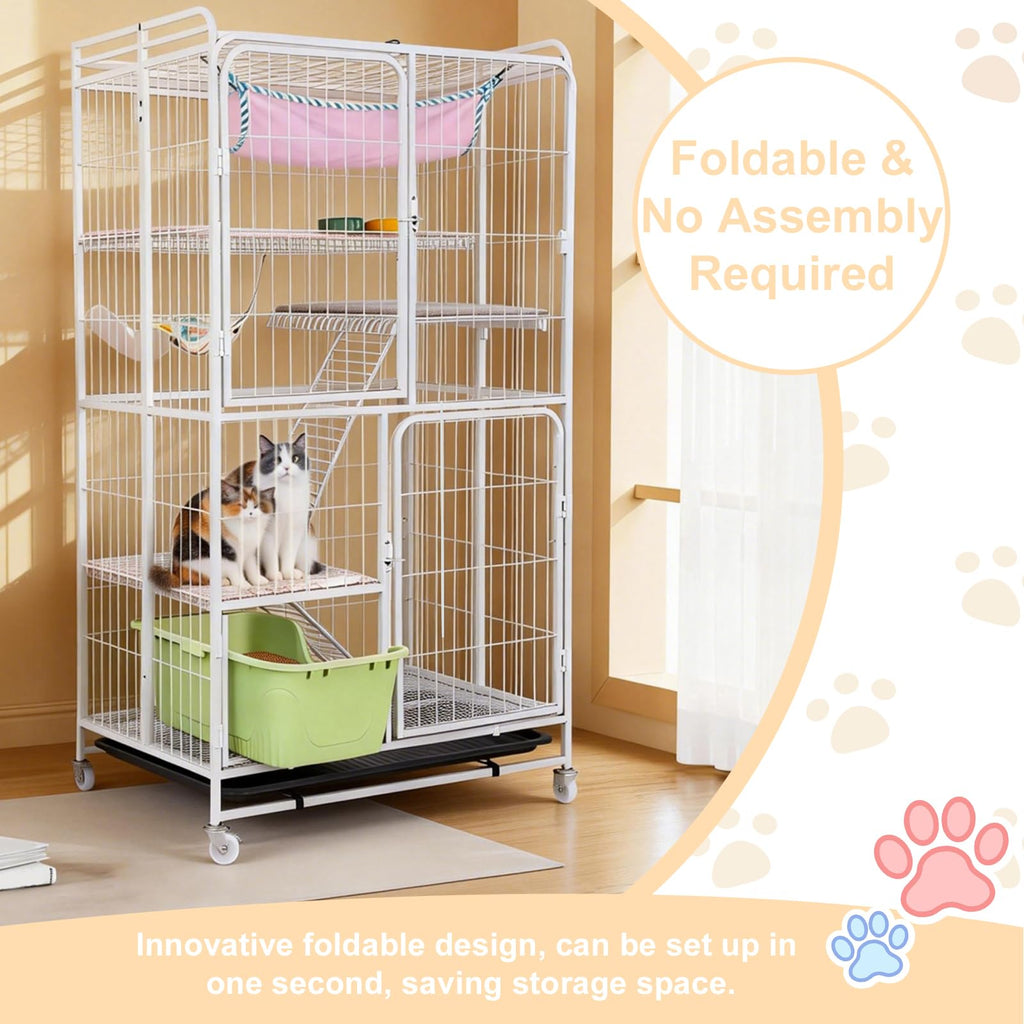 4 Tier Indoor Cat Playpen V8292