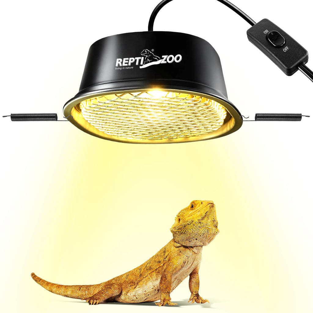 50W UVA Basking Light Fixture with Safety Mesh Kit P258