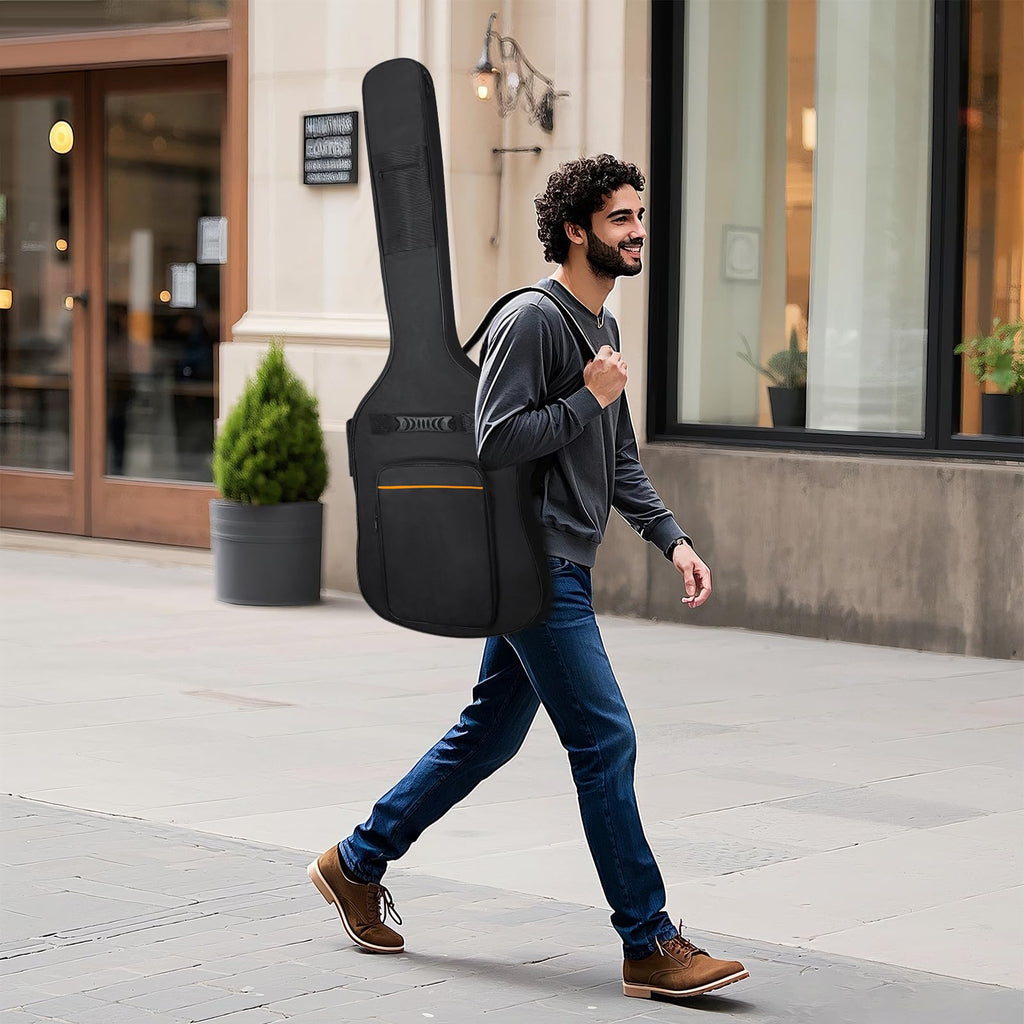 Black Padded Waterproof Bass Guitar Bag S852813