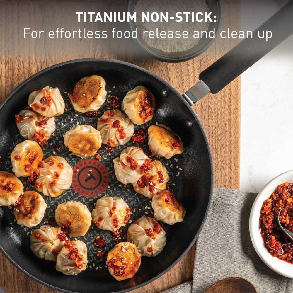 Hard Anodized Nonstick Fry Pan Set, 2-Pack O9461