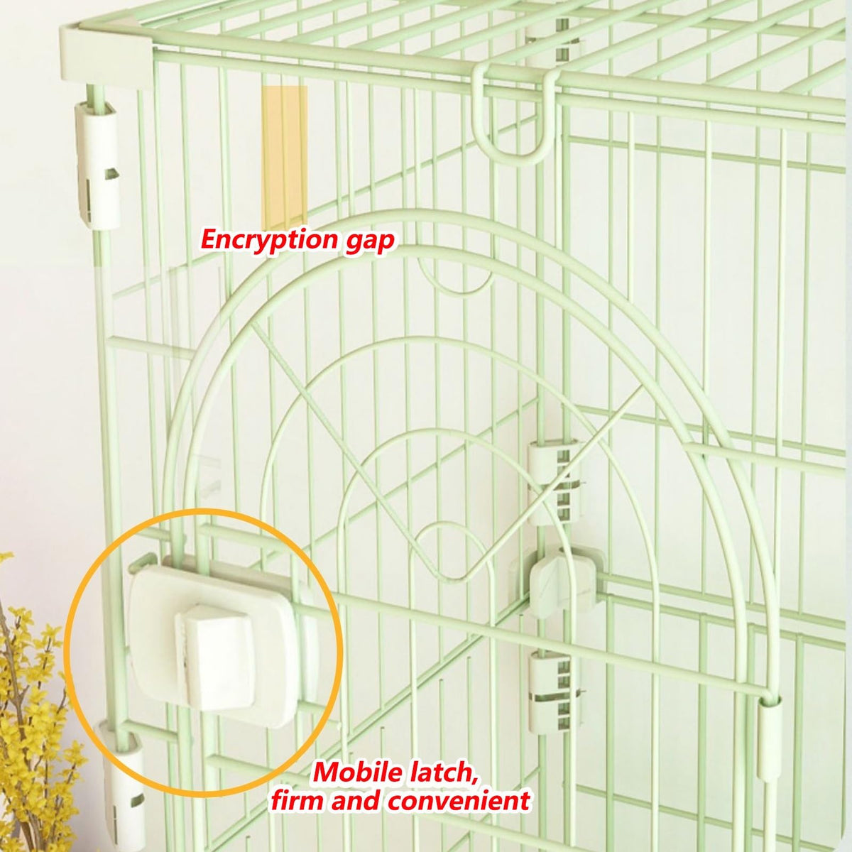 3/4-Tier Cat Cage Playpen with Hammock Y23521