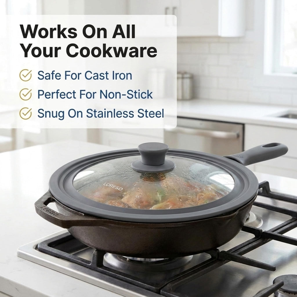 Universal Lid for Pots, Pans & Skillets, 7.5-11.5" E261125