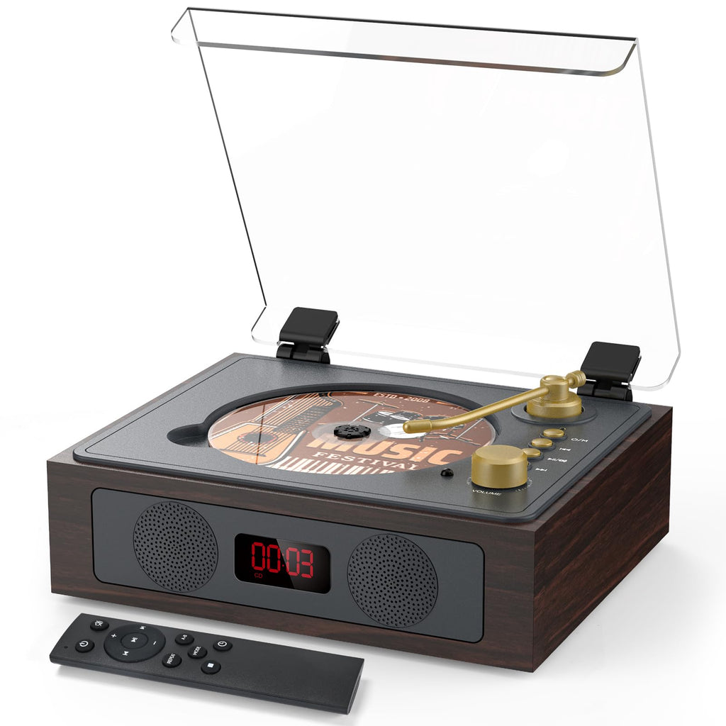 Portable CD Player with Built-in Speakers Bluetooth Y94863