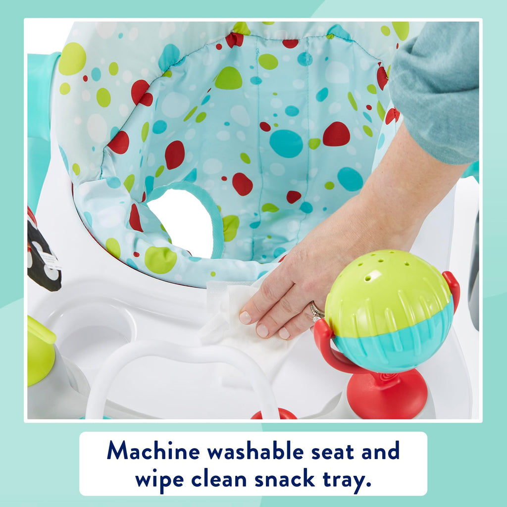 Foldable Adjustable Baby Walker with Wheels W75085
