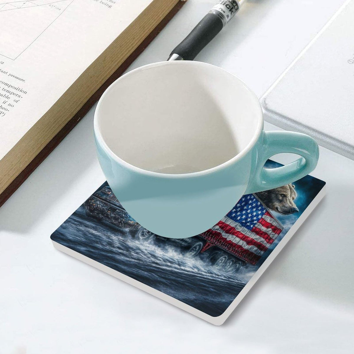 Ceramic Coasters Set J65969