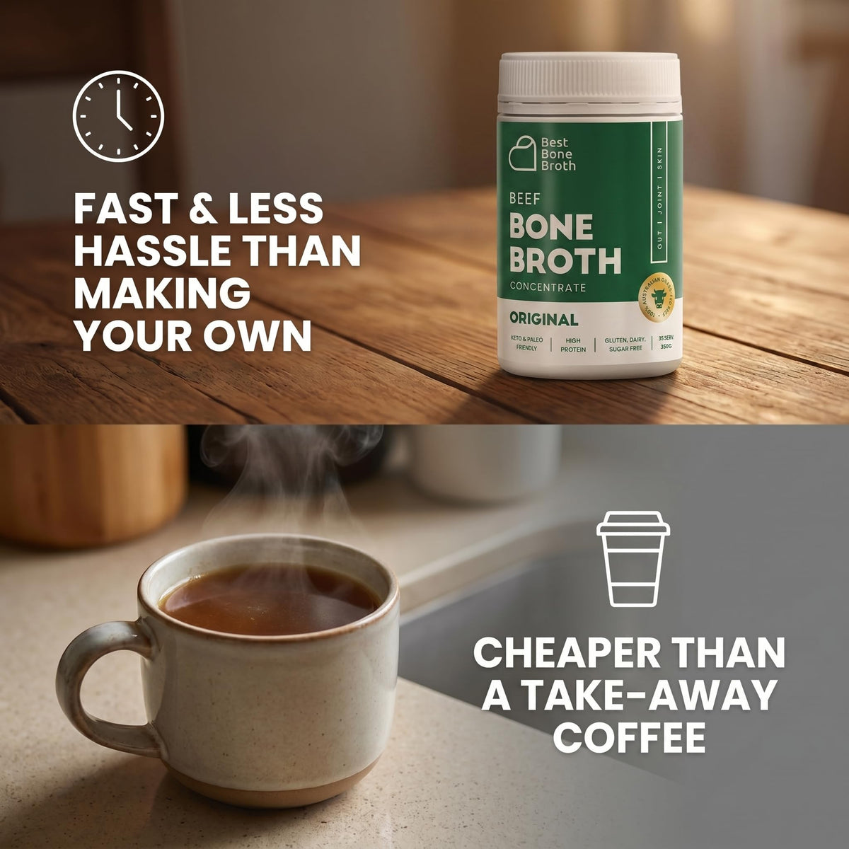Grass Fed Beef Bone Broth Concentrate V786093