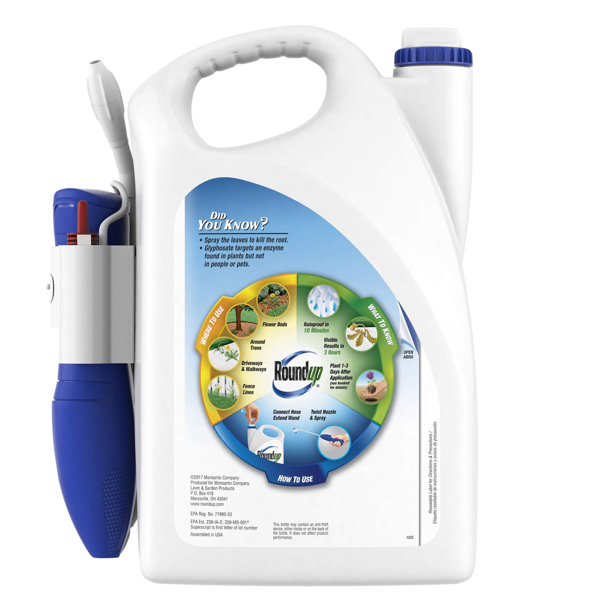 Ready-to-Use Weed & Grass Killer with Comfort Wand, 1.33 gal. R701156
