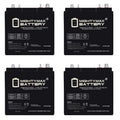 6V 210AH Dual Terminal SLA Replacement Battery 4 Pack T155