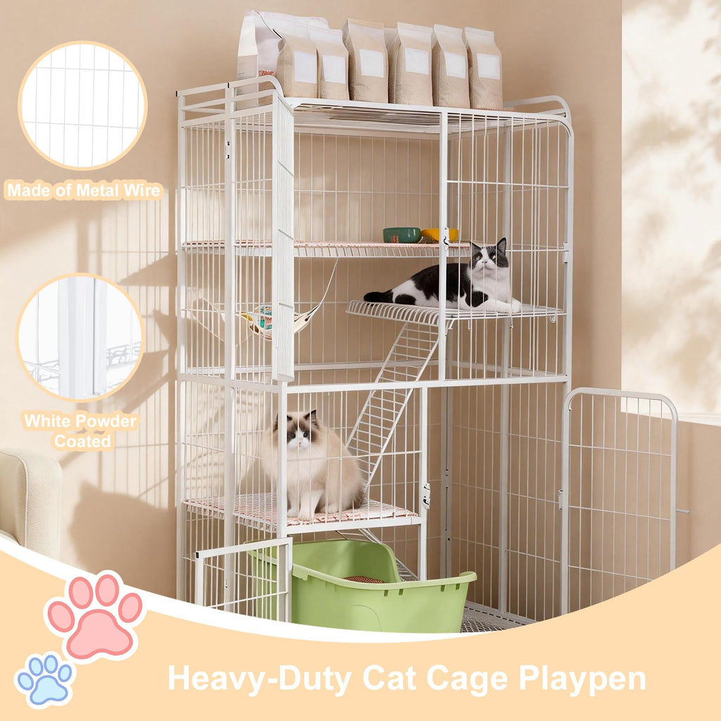 4 Tier Indoor Cat Playpen V8292