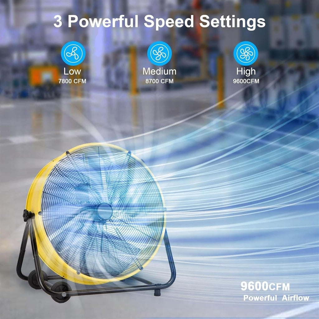 20in 3-Speed Metal Drum Fan E669