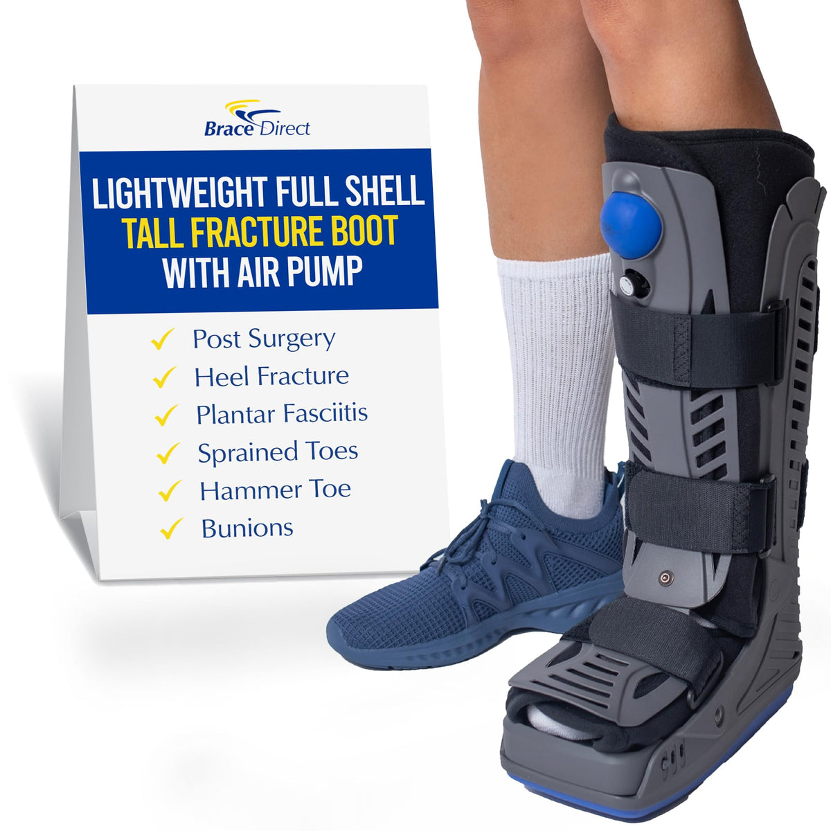Tall Air Pump Walking Boot C170