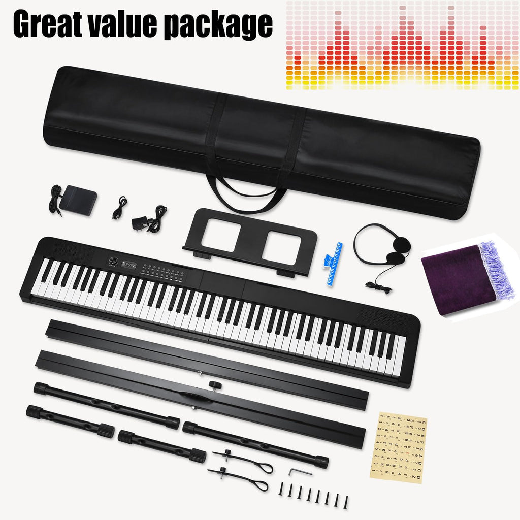 88 Key Digital Piano with Semi Weighted Keys P429