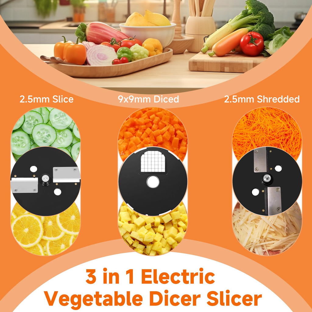Electric Vegetable Dicer Slicer F42123
