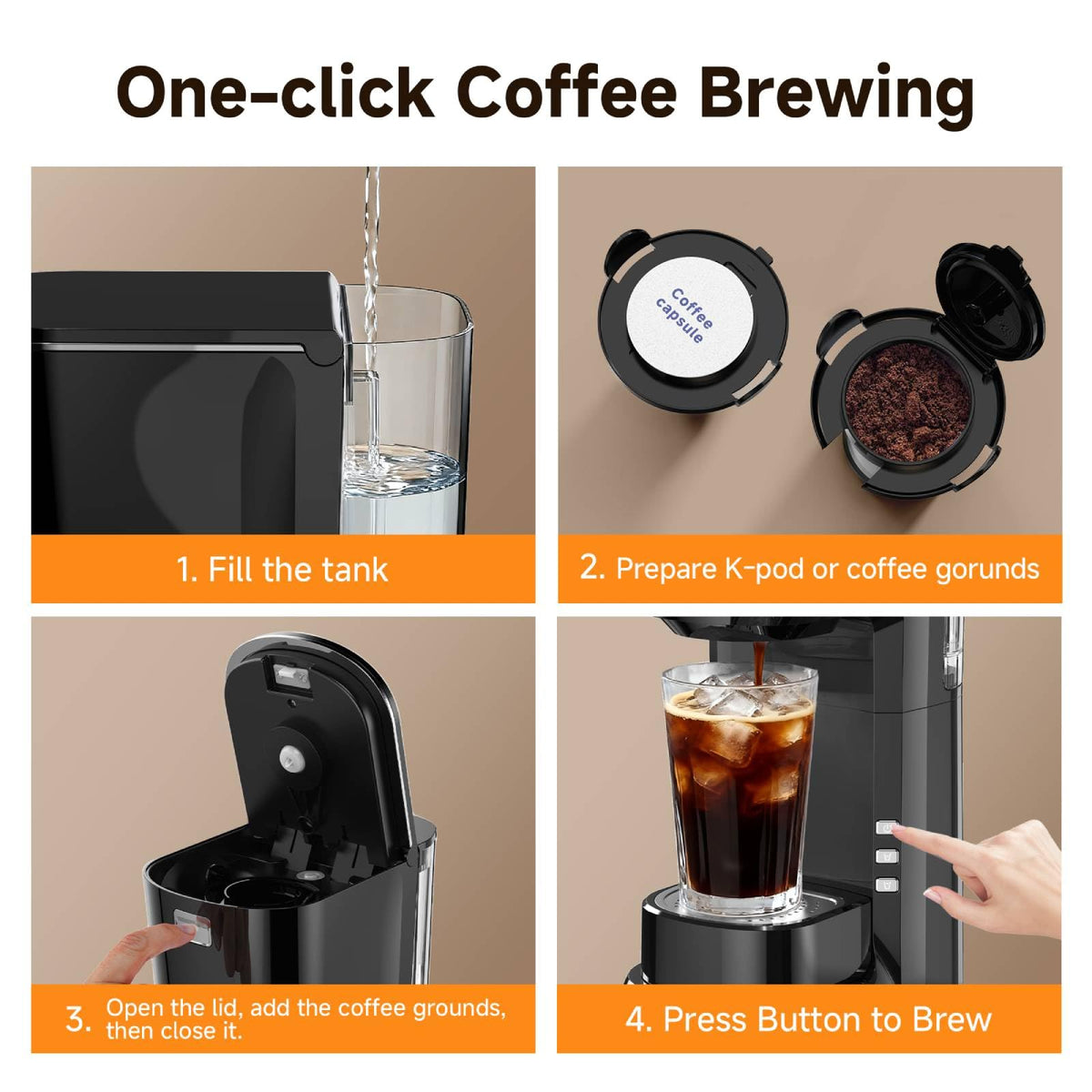 Single Serve Coffee Maker F149193