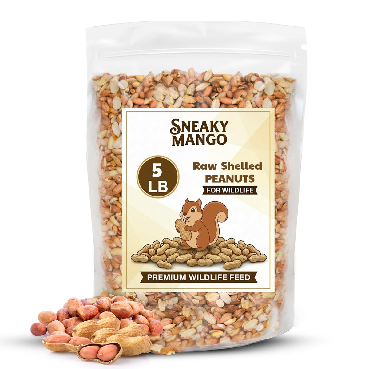 Raw Shelled Peanuts 5 Pounds W443419