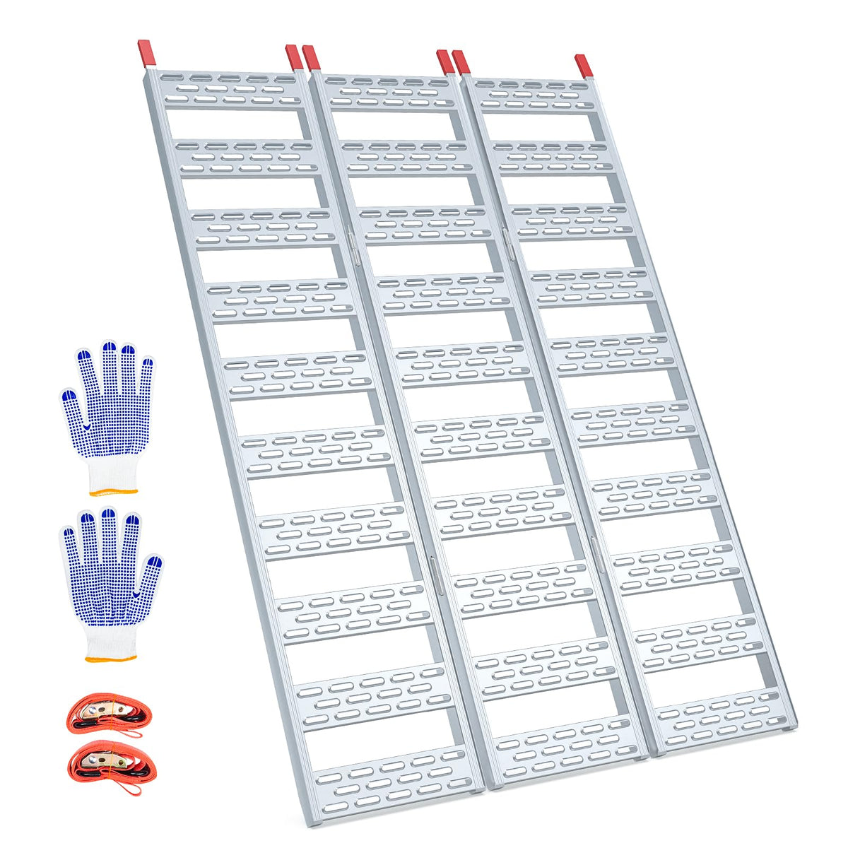 Aluminum Tri-Folding Truck Ramps 1600Lbs Max K17622