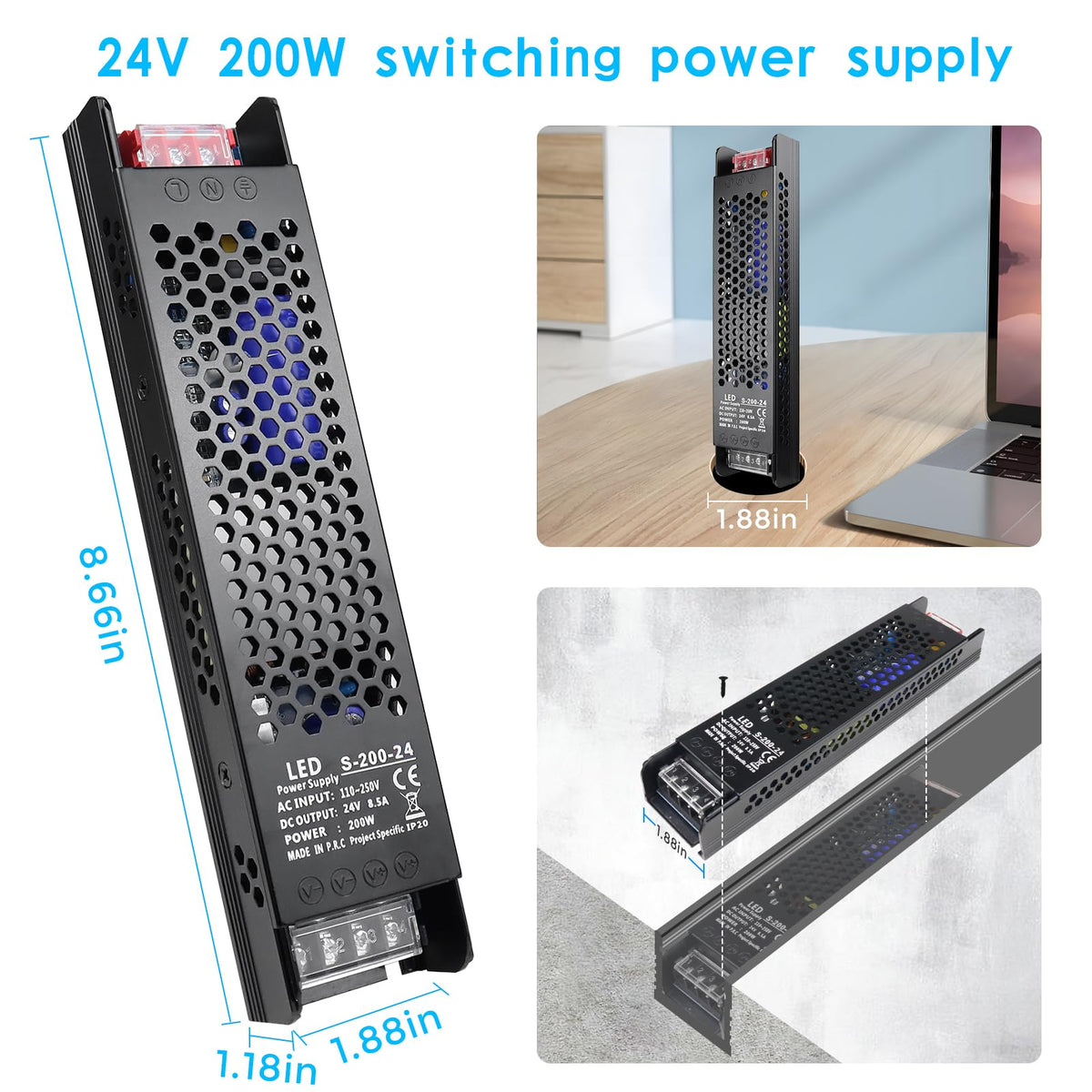 24V 200W LED Power Supply B38710