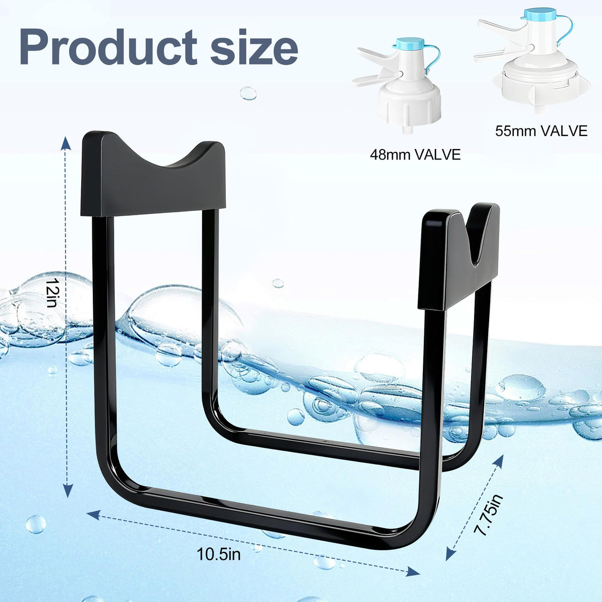 Water Dispenser Stand with 2 Faucets for 5-Gallon Buckets G640