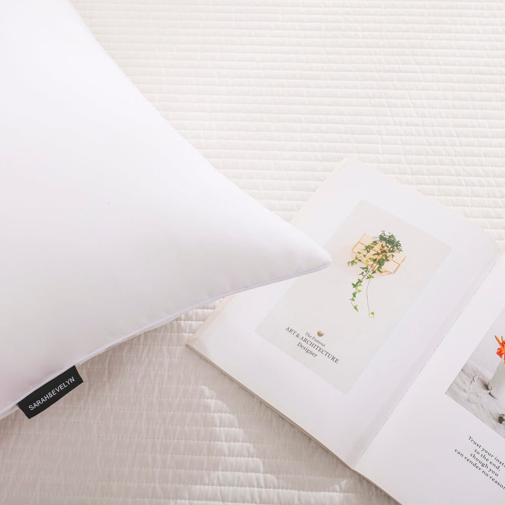 Gold Down Alternative Bed Pillow Set of 2 King Size N591667