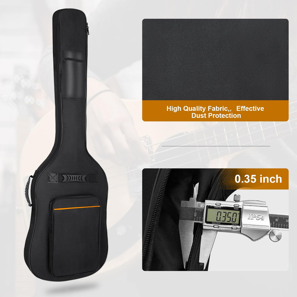 Black Padded Waterproof Bass Guitar Bag S852813