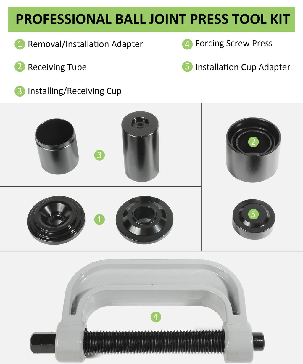 Ball Joint Removal Tool Kit with 4x4 Adapters W397196