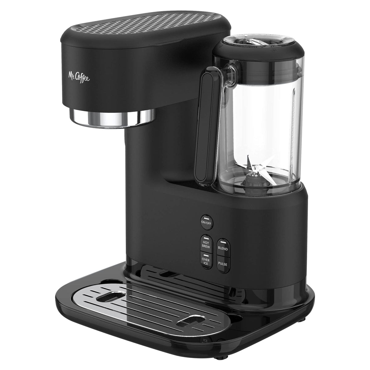 3-in-1 Single-Serve Iced and Hot Coffee/Tea Maker with Blender, Black M51042