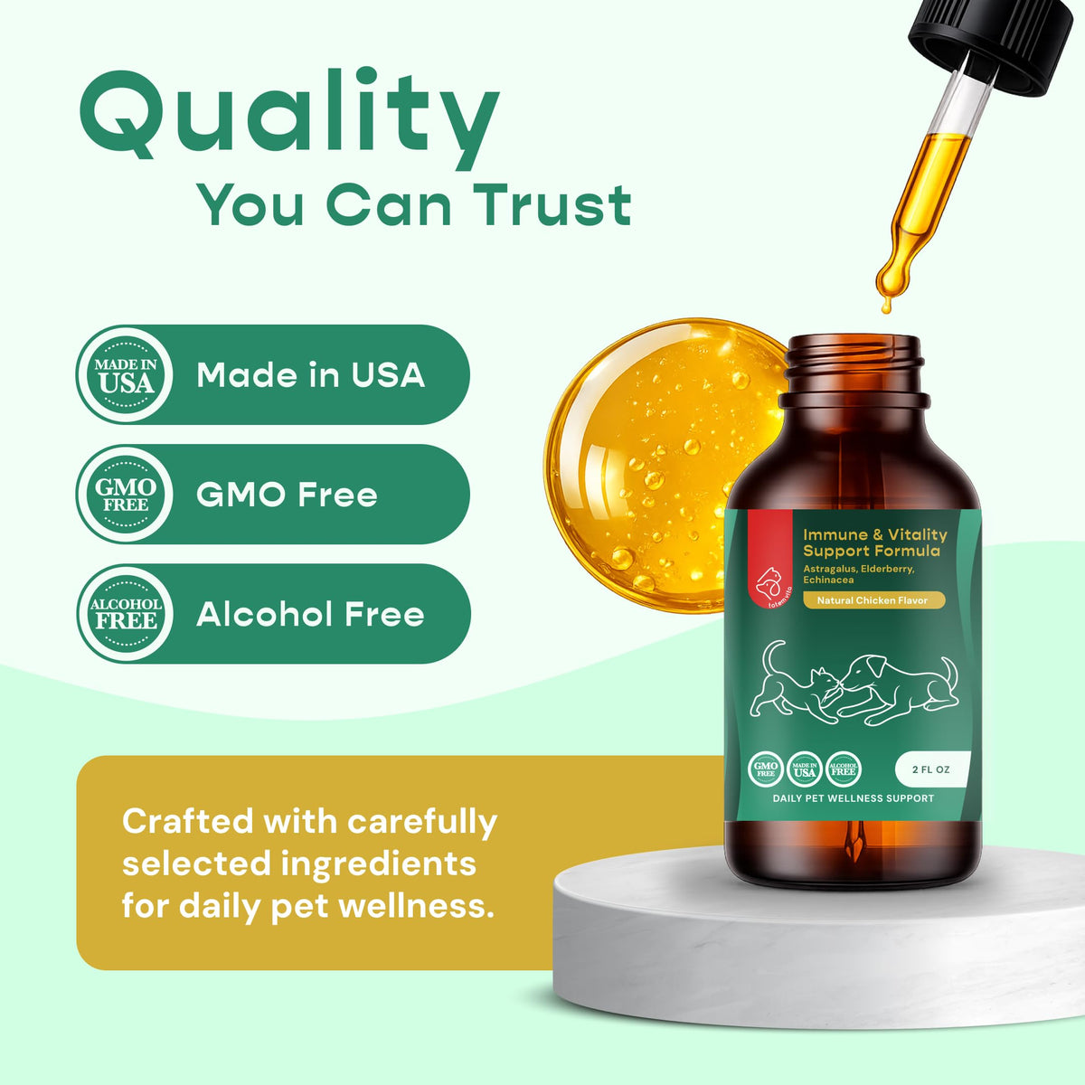 Liquid Immune Support for Dogs & Cats 2 fl oz O399