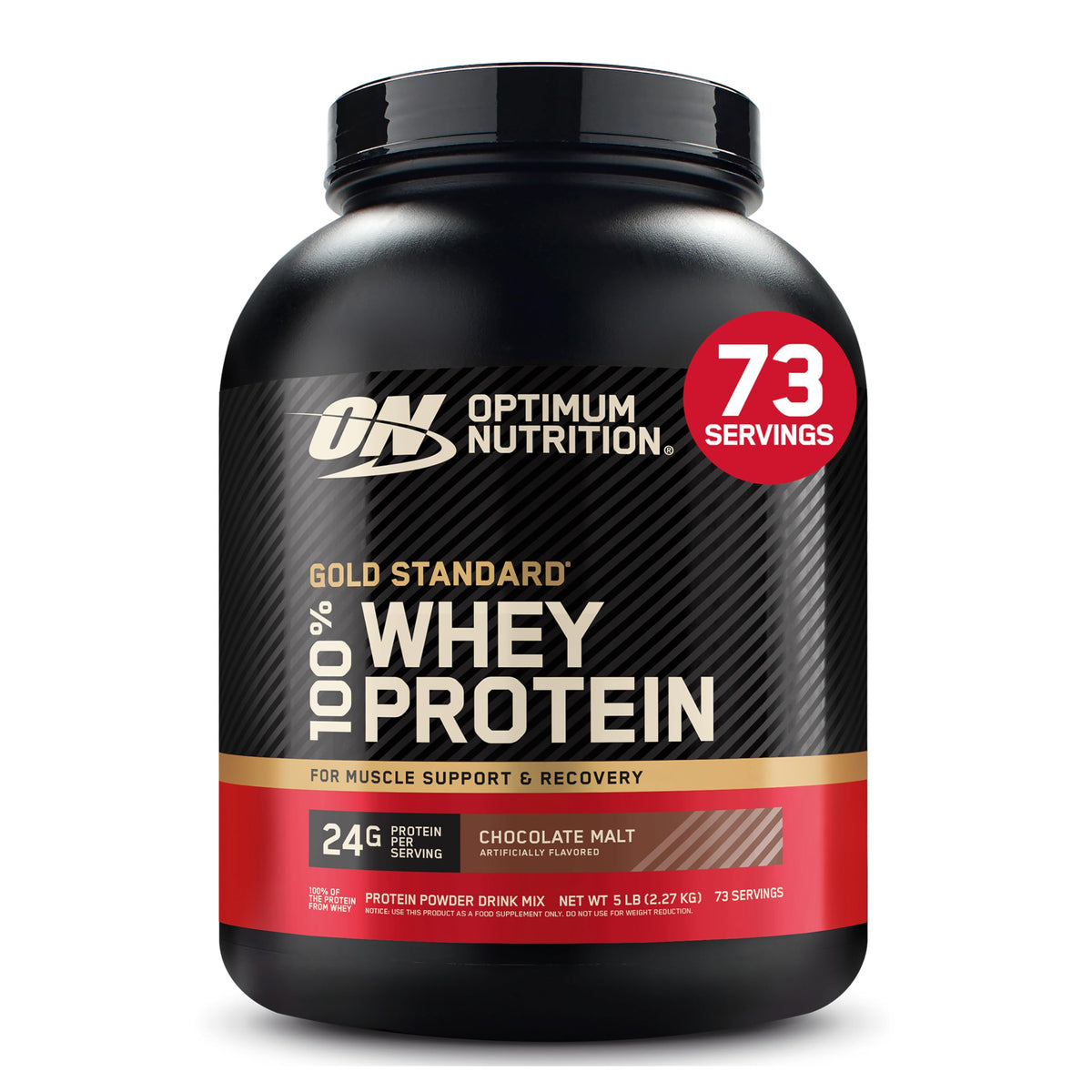 Whey Protein Powder Chocolate Malt 5 LB W29453