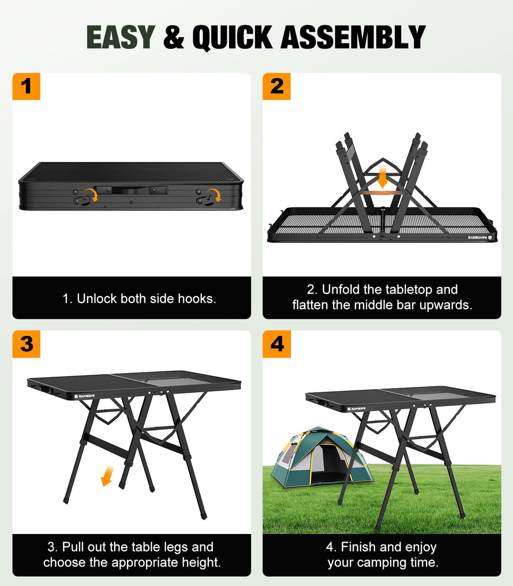 Portable Folding Grill Table G687