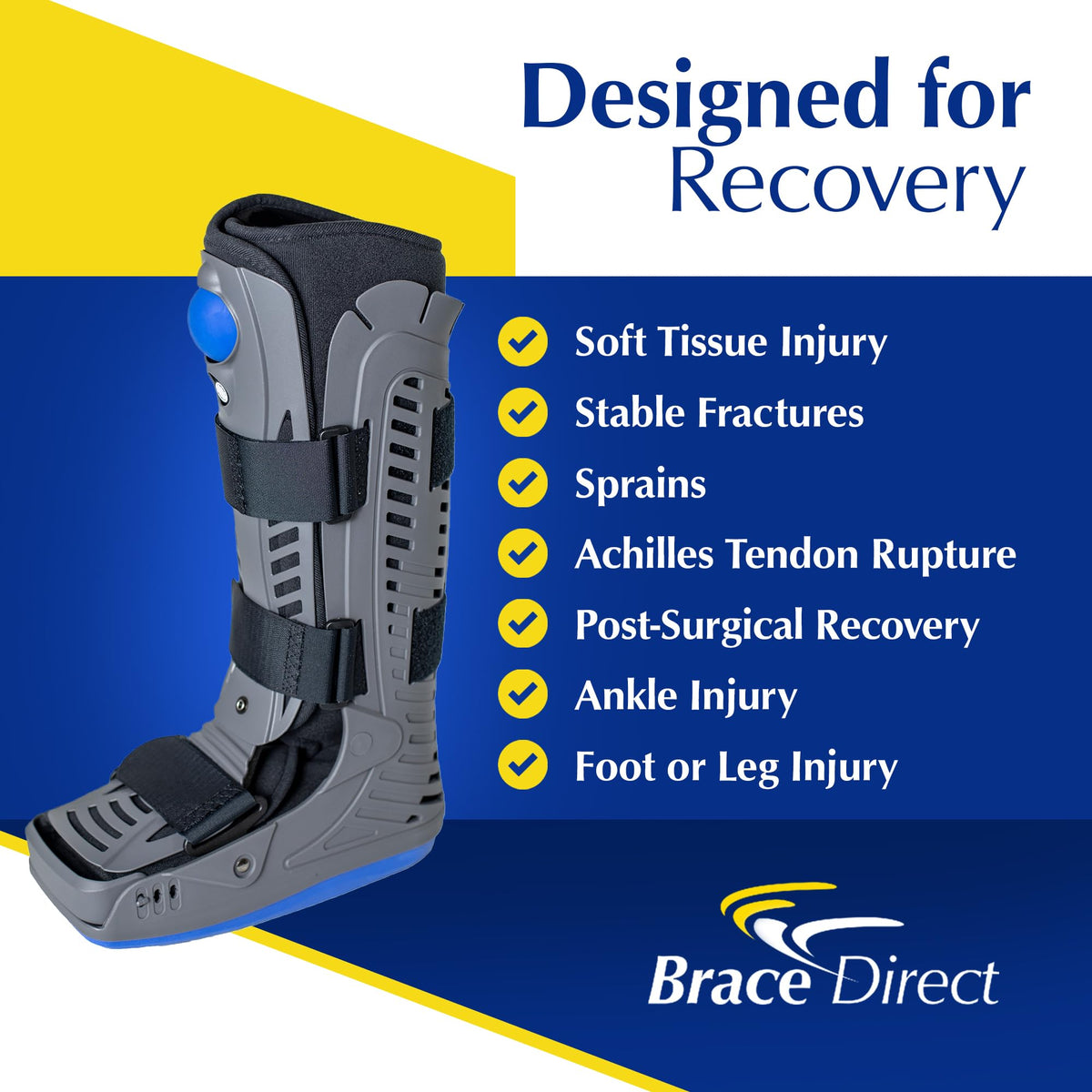 Tall Air Pump Walking Boot C170