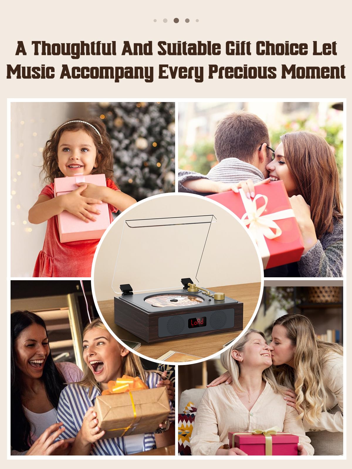Portable CD Player with Built-in Speakers Bluetooth Y94863