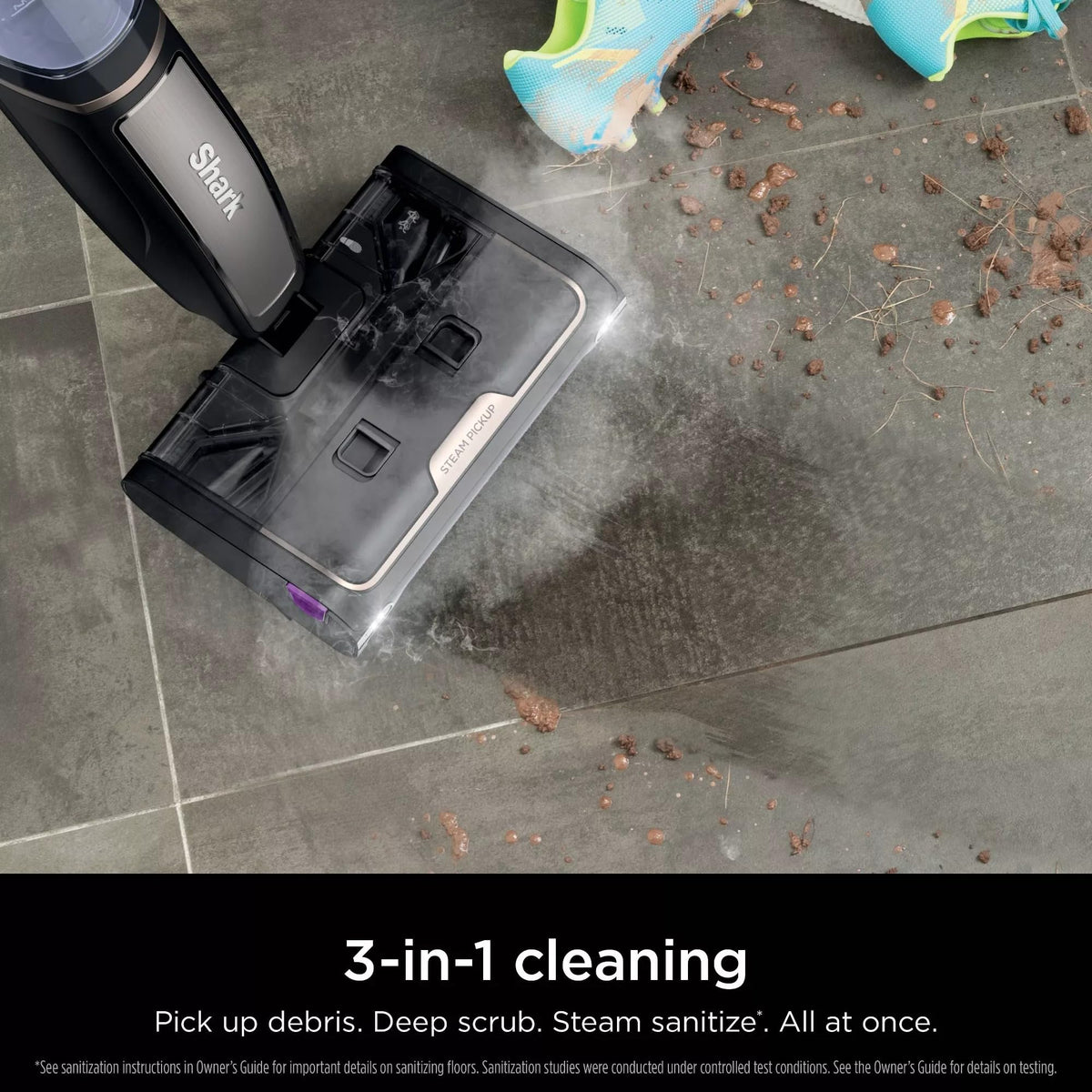 3-in-1 Lightweight Steam Mop Steam Cleaner B16898