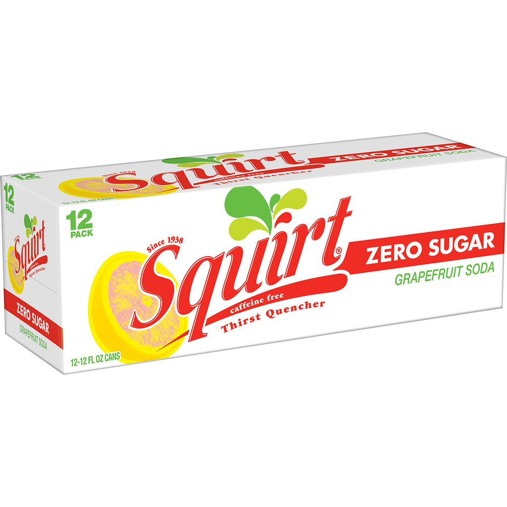 Zero Sugar Grapefruit Soda, 12 fl oz cans, 12 pack T9781