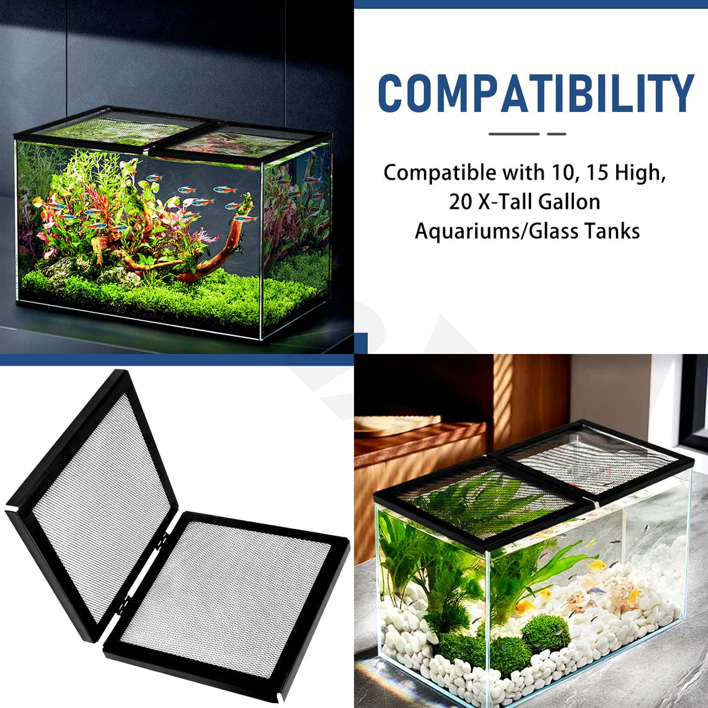 Hinged Door Aquarium Screen Cover E729