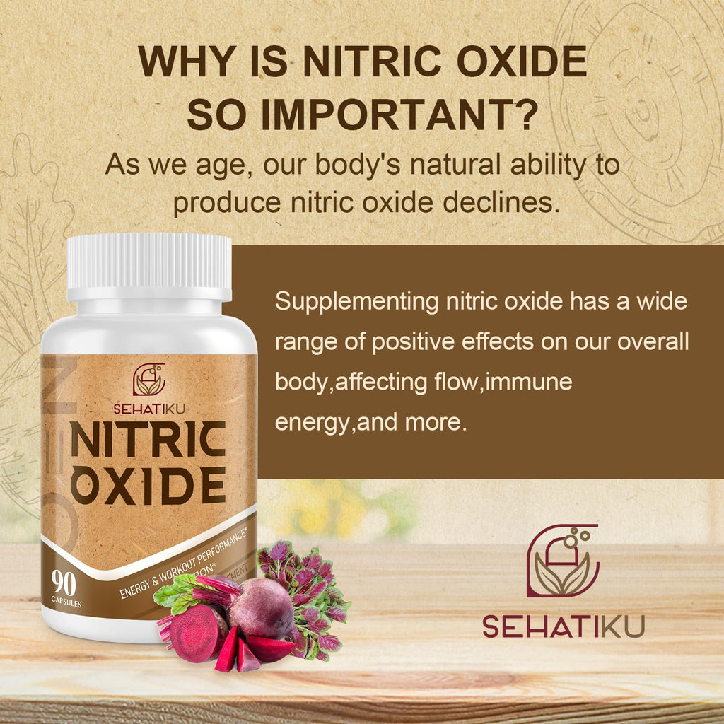 90 Capsules Nitric Oxide Supplement R1681
