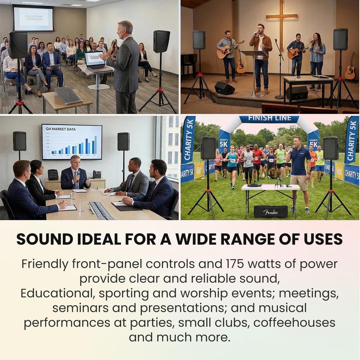 Portable PA System with Microphone Kit R20784
