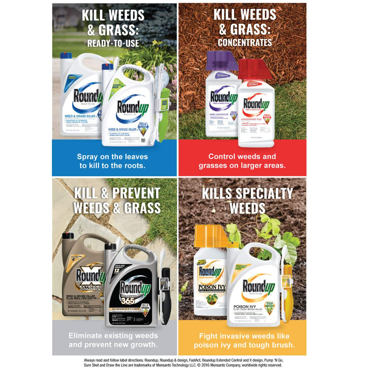 Ready-to-Use Weed & Grass Killer with Comfort Wand, 1.33 gal. R701156