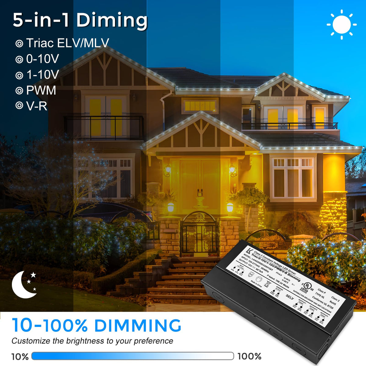 200W Dimmable IP67 Waterproof LED Driver G952