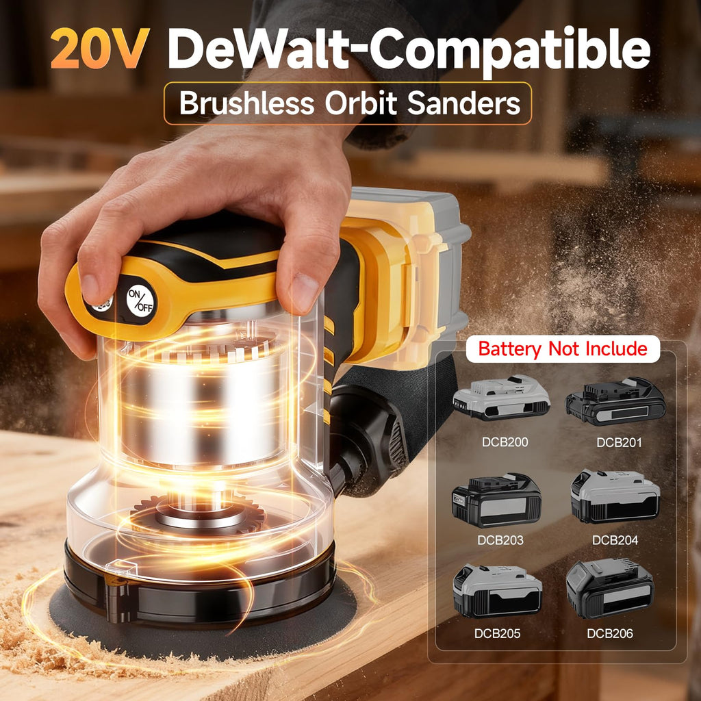 Cordless Random Orbital Sander D377700