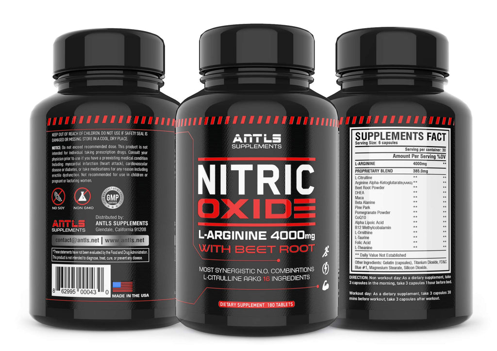 L-Arginine L-Citrulline Beet Root 180 Capsules D334