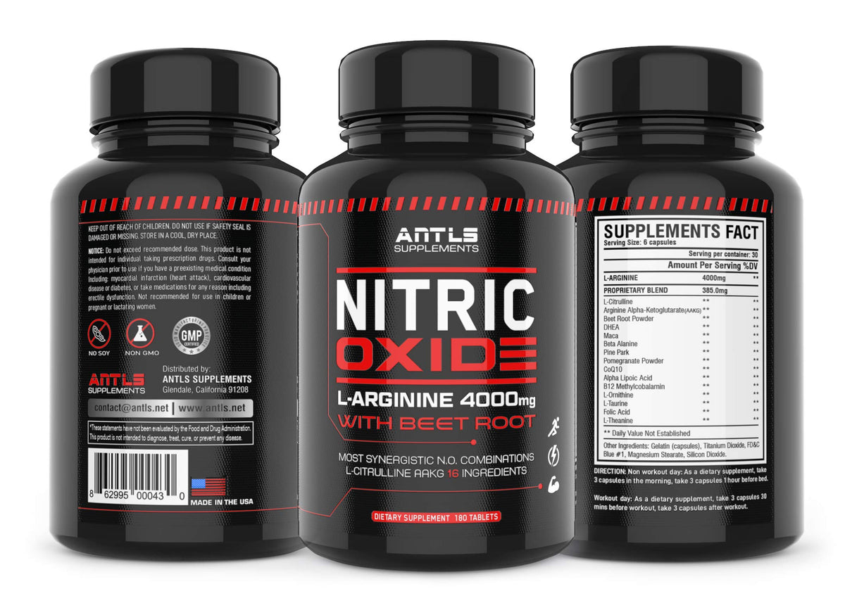 L-Arginine L-Citrulline Beet Root 180 Capsules D334