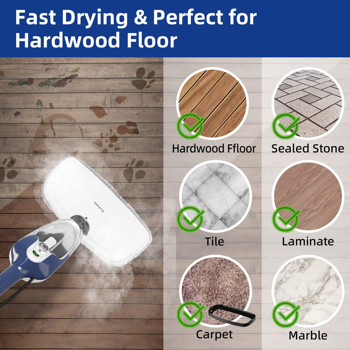 10-in-1 Steam Mop Q7598
