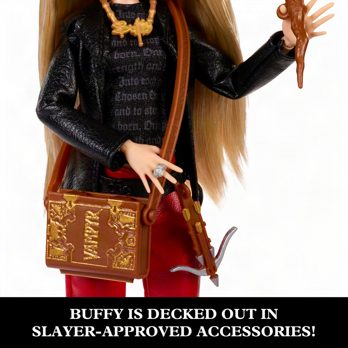Buffy & Angel Dolls 2-Pack with Faux Leather Clothes H4367