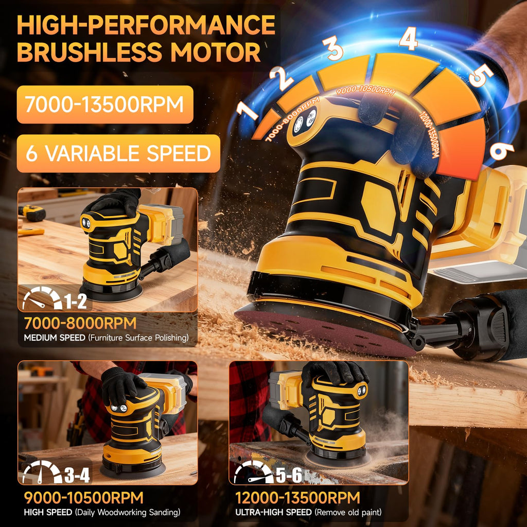 Cordless Random Orbital Sander D377700