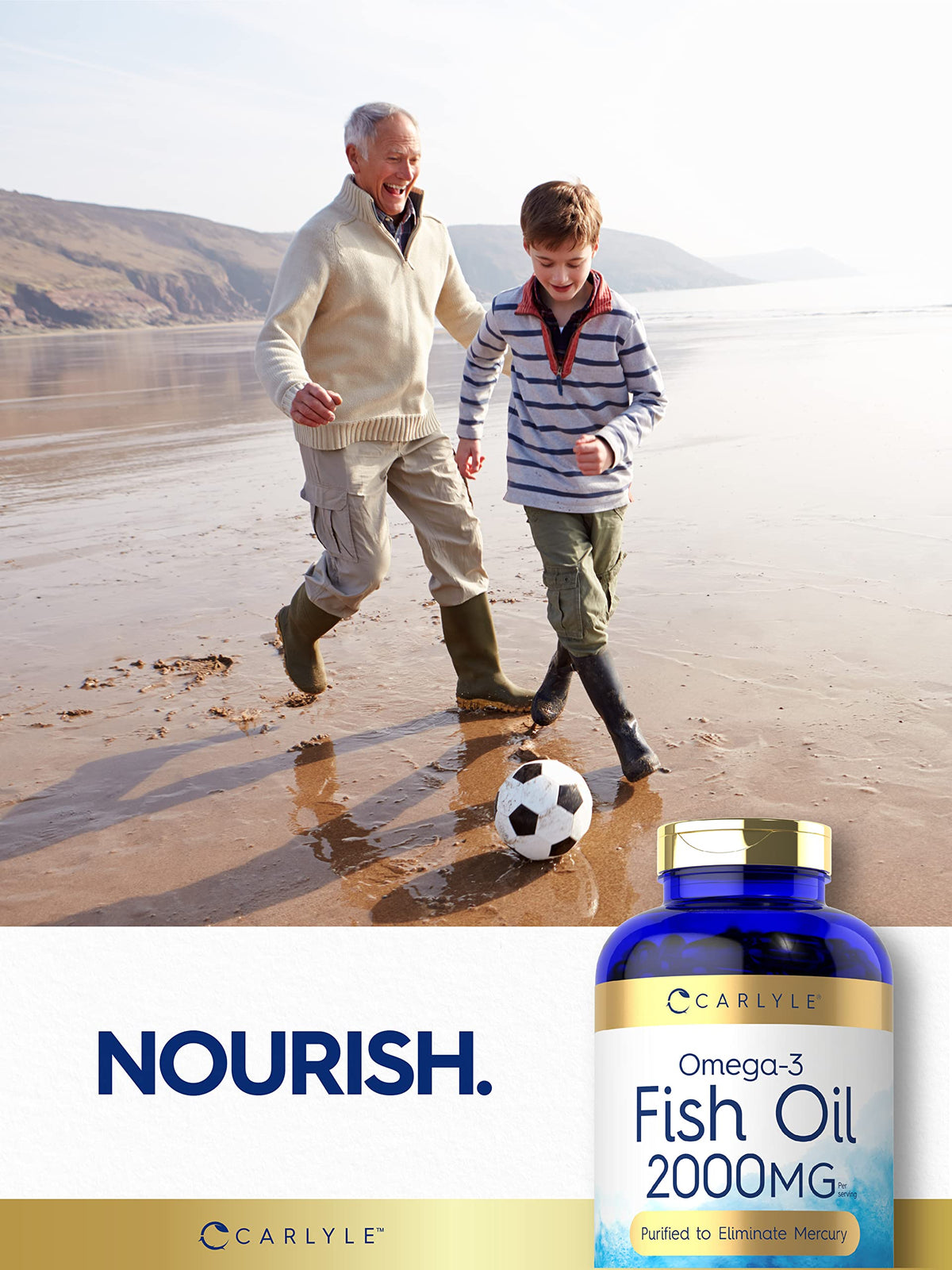 Fish Oil Omega 3 Supplements 2000mg 320 Softgels EPA & DHA P215086